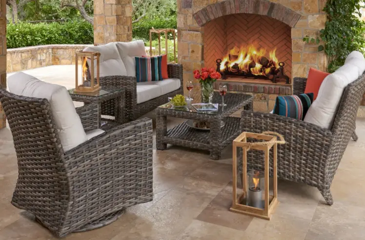 synthetic wicker patio furniture image